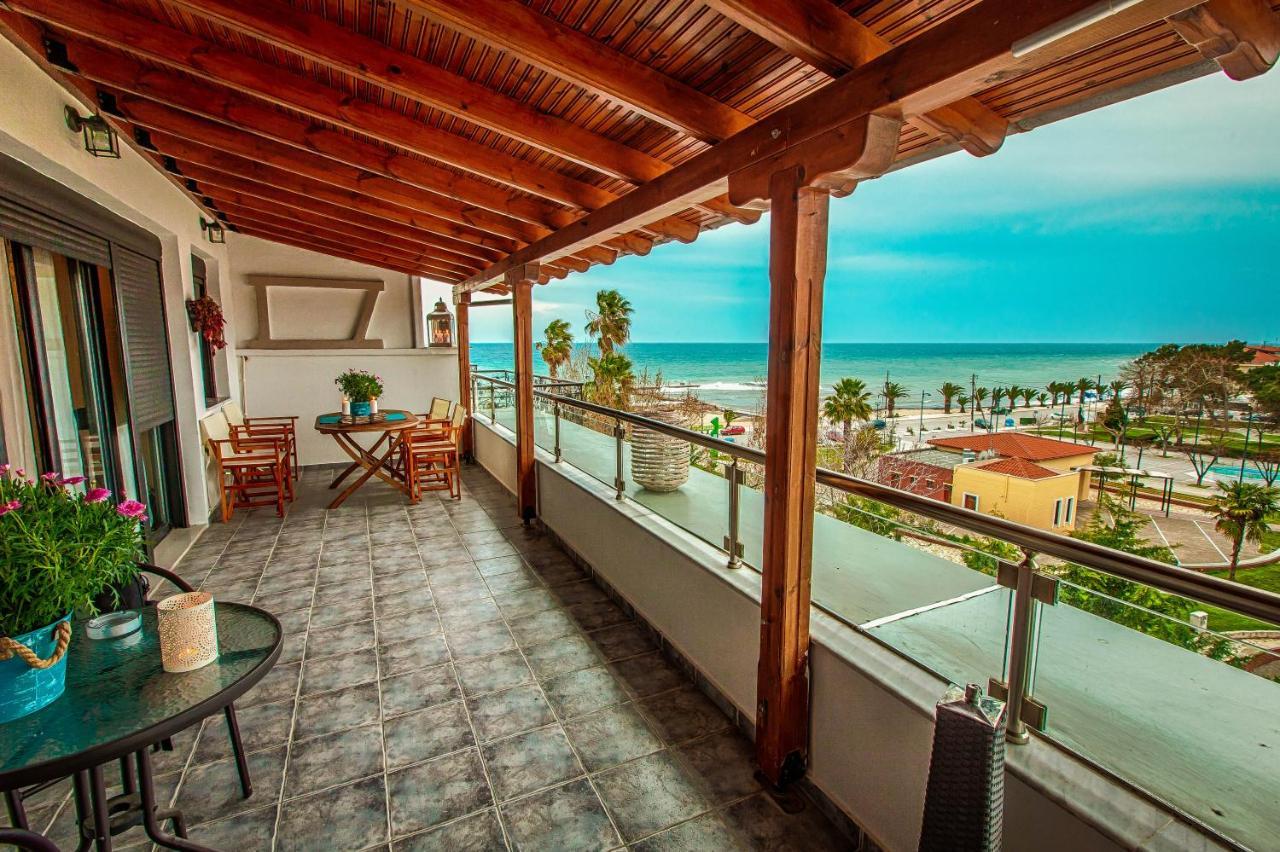 Aqua Mare Sea Side Rooms Nea Kallikrateia Екстер'єр фото